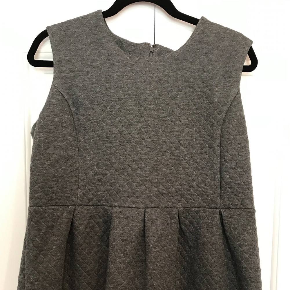 Loft Gray knit cocktail dress